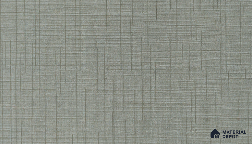 4814 SF Georgette weave Grey Fabric Suede Finish Liner Laminate - 0.72 mm | Suitable for TV Unit, Wardrobe, Kitchen Cabinets